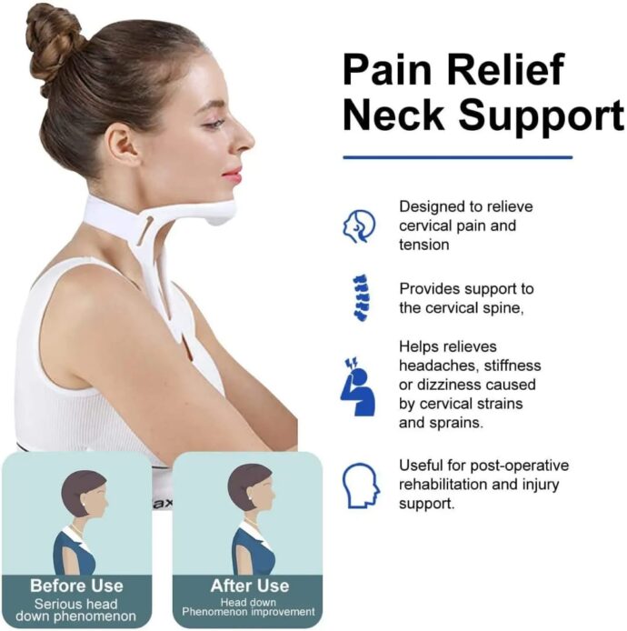 ⁦دعامة الرقبة لدعم وتخفيف الالم - والضغط على العمود الفقري⁩ - الصورة ⁦8⁩