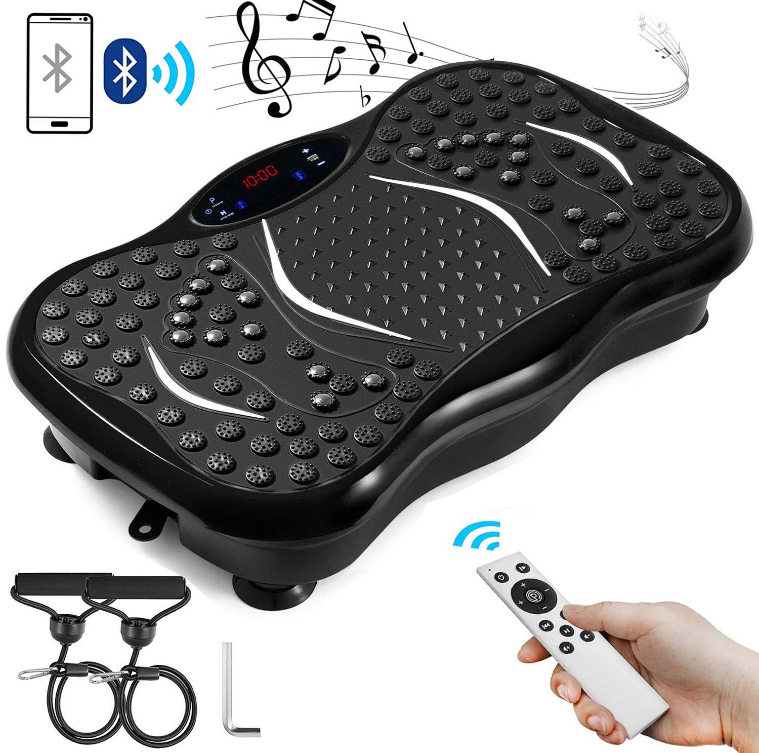 جهاز تمرين اهتزاز منزلي Bluetooth Vibration Plate