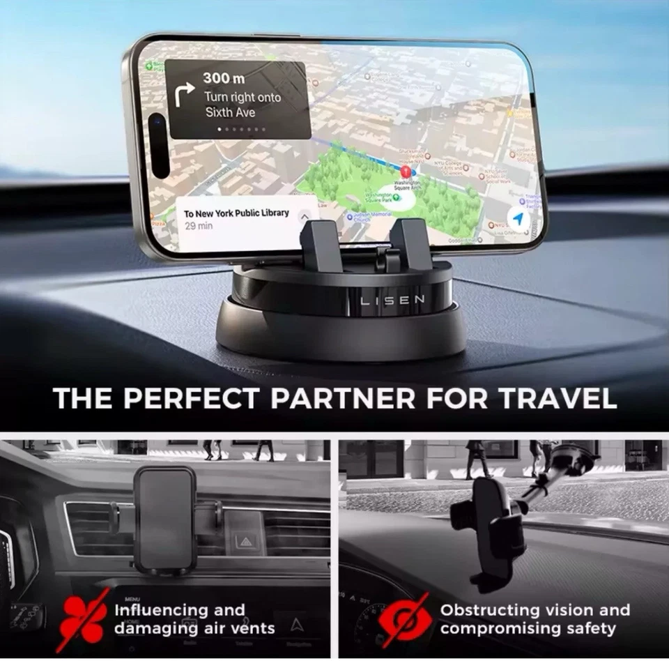 حامل الموبايل للسياره 360 درجة - الصورة 13