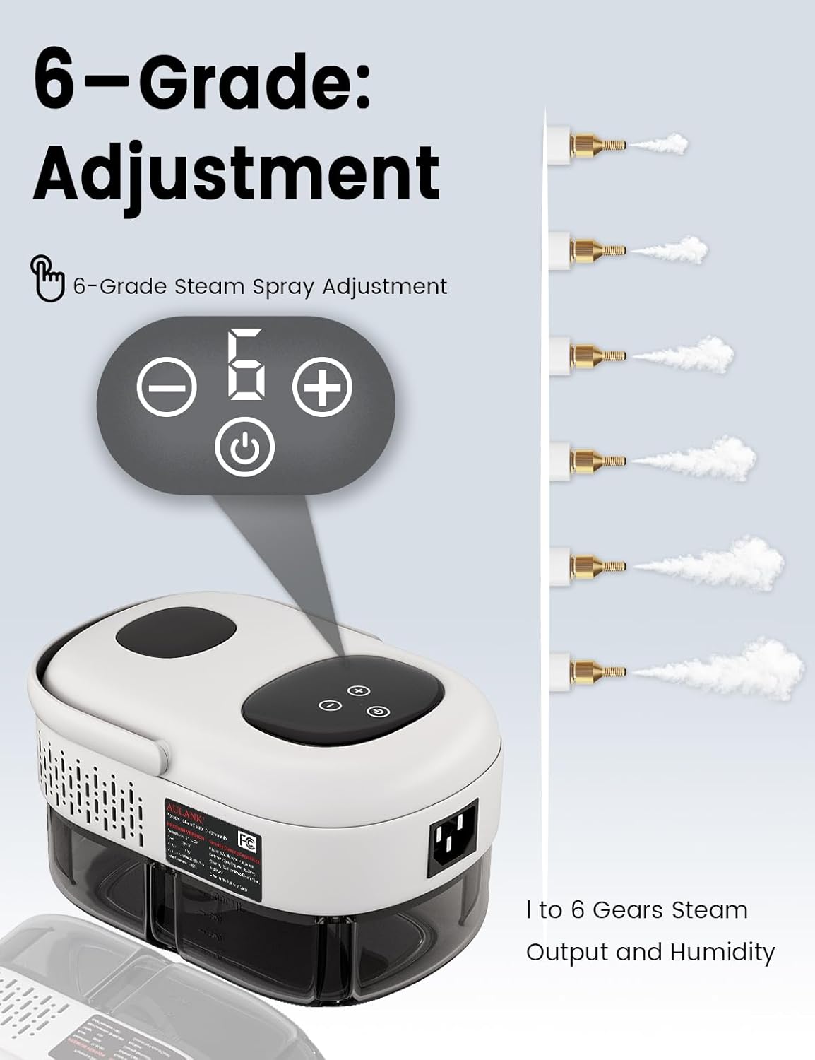 جهاز التنظيف والتعقيم بالبخار بقوة 2500 واط - الصورة 5