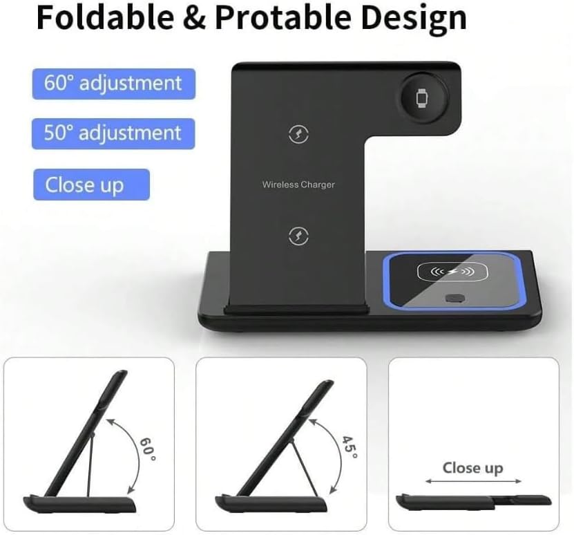 (3in-1Foldable Wireless Charging Station). - الصورة 11