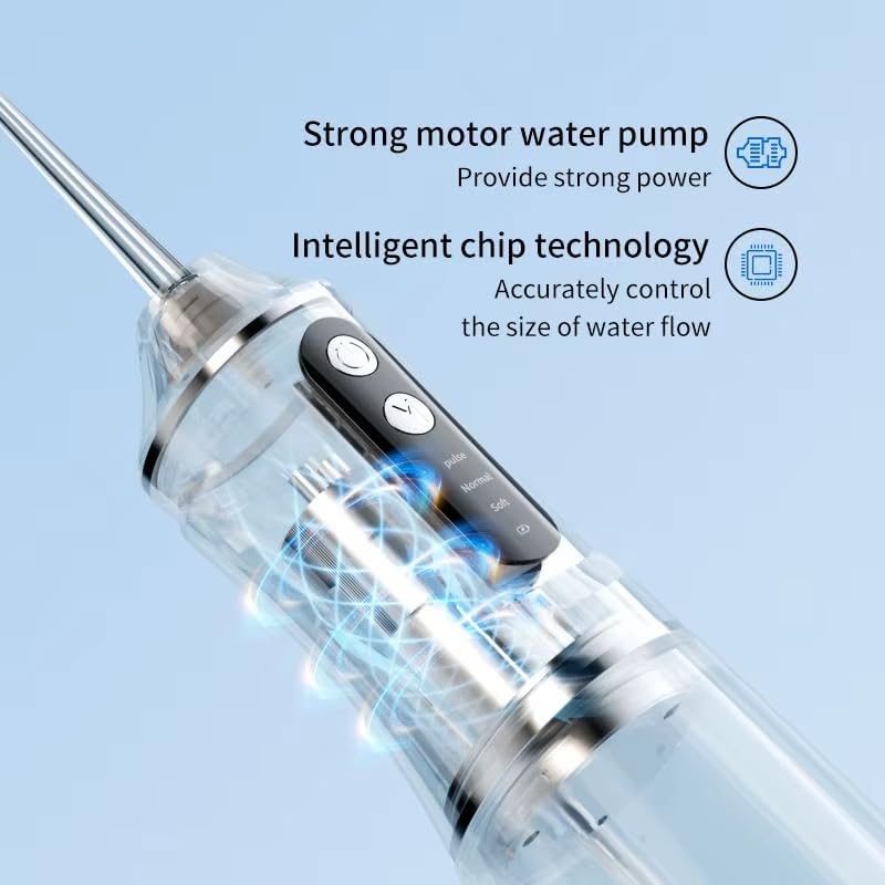 جهاز الخيط المائي اللاسلكي لتنظيف الأسنان 1600 نبضة – 3 أوضاع - الصورة 3