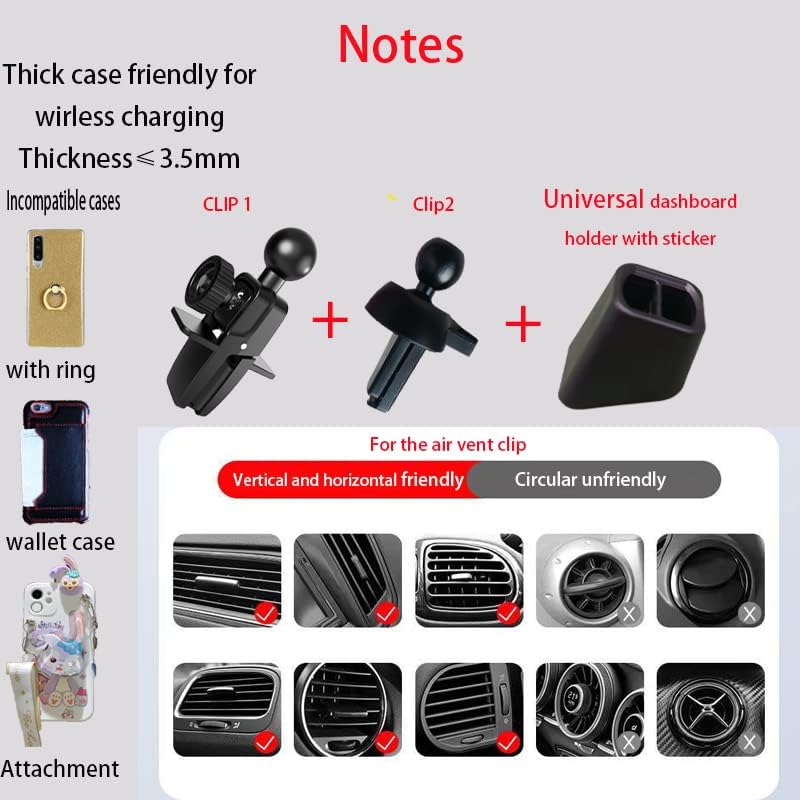 حامل وشاحن سيارة لاسلكي ذكي بمستشعر تلقائي - الصورة 8