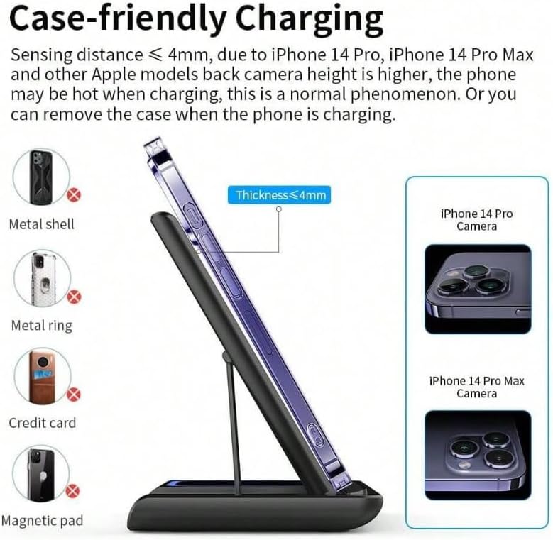 (3in-1Foldable Wireless Charging Station). - الصورة 14