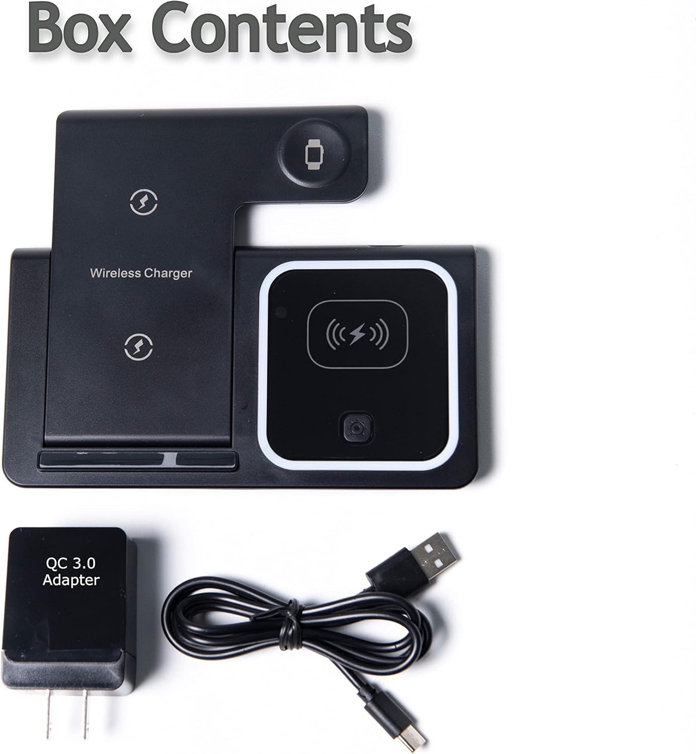 (3in-1Foldable Wireless Charging Station). - الصورة 4